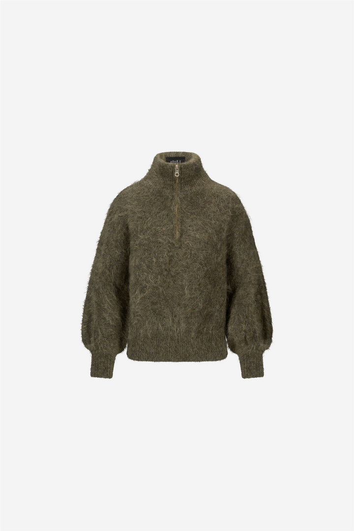 Li Chunky Sweater Moss Green