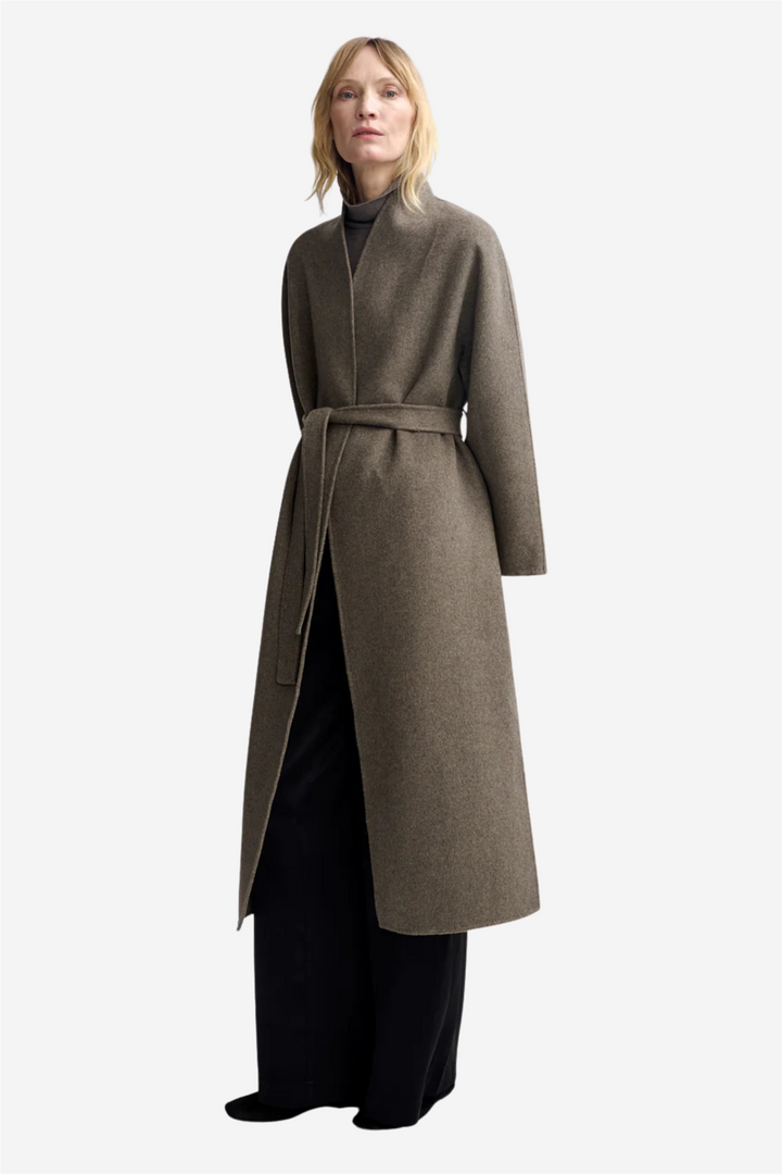Petra Wool Coat Wood