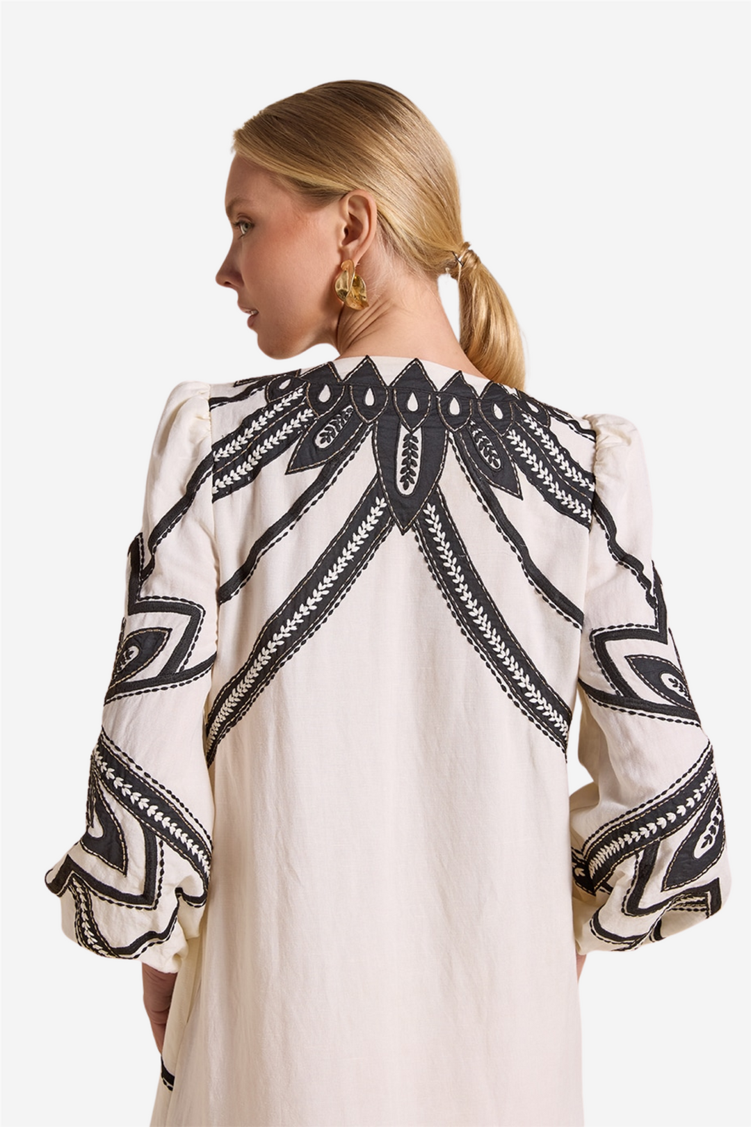 Hillary Kaftan Antique White