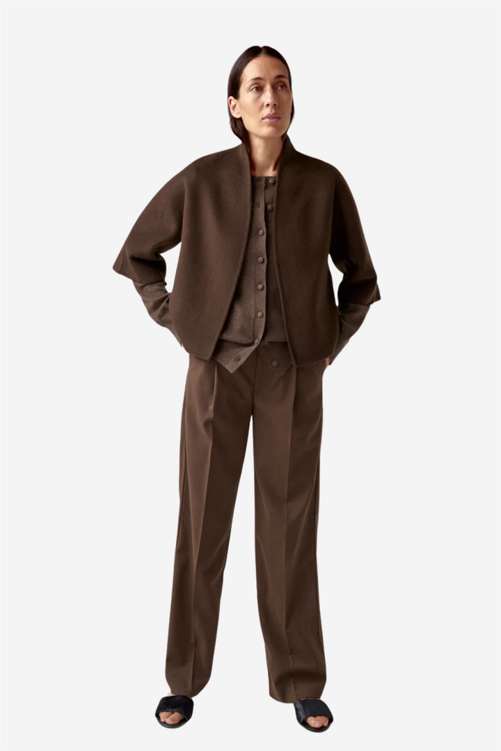 Kira Wool Jacket Espresso