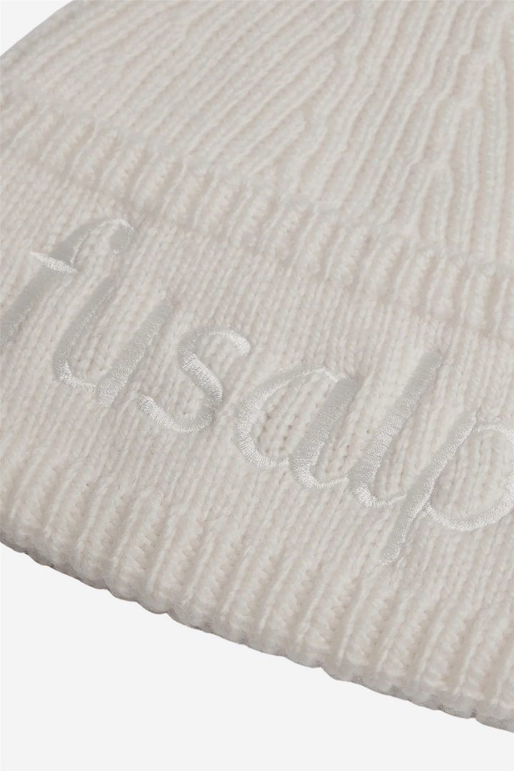Knit Beanie Emb Neige