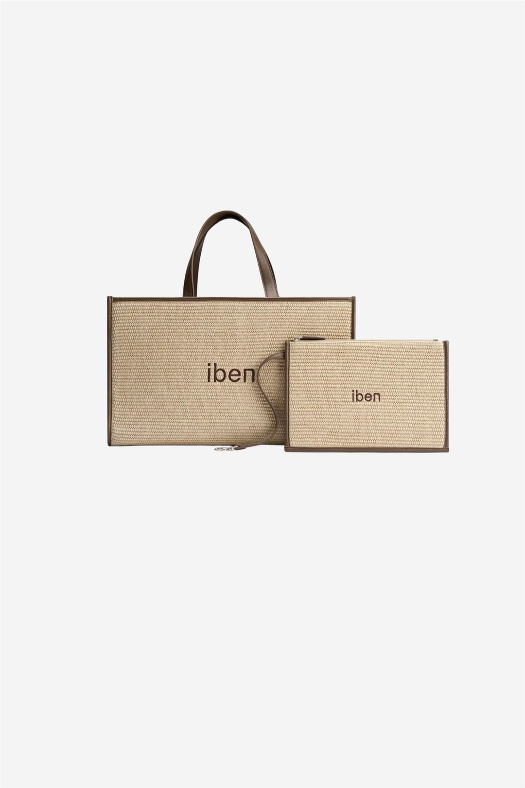 Straw Bag Medium Brown Straw