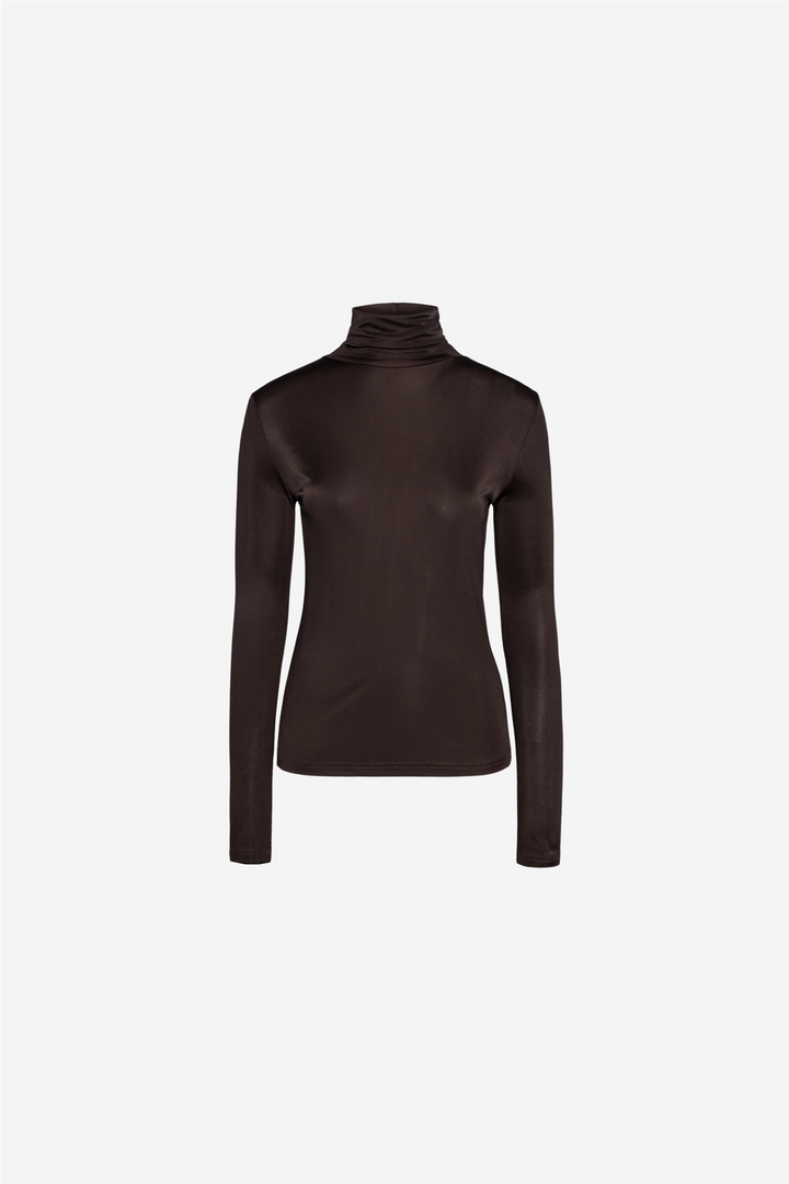 Heart Turtleneck Brown