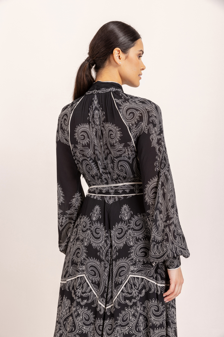 Chiara Maxi Dress Onyx Black