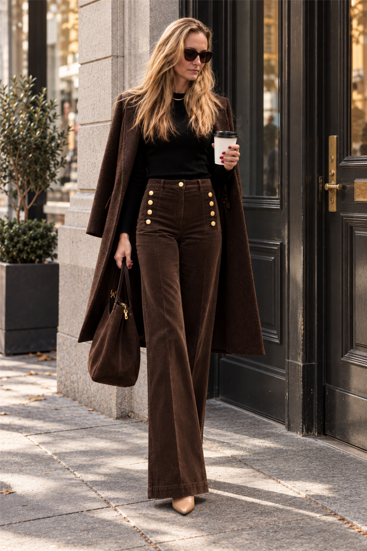 Giudith Corduroy Brown Moro