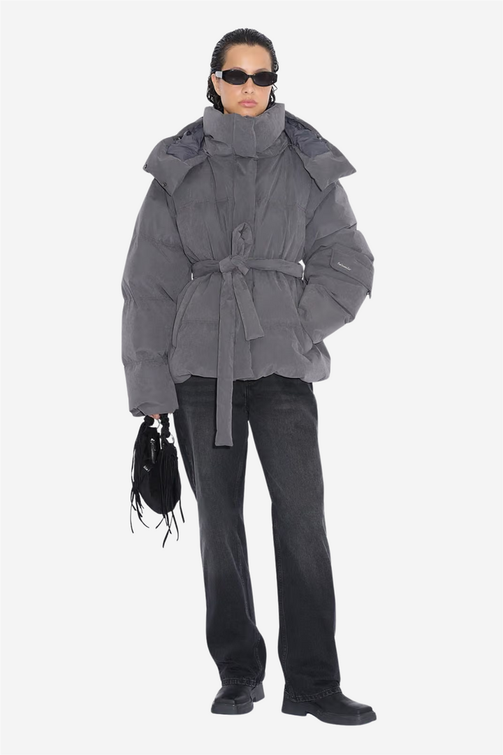 Steilia Brushed Down Jacket Grey