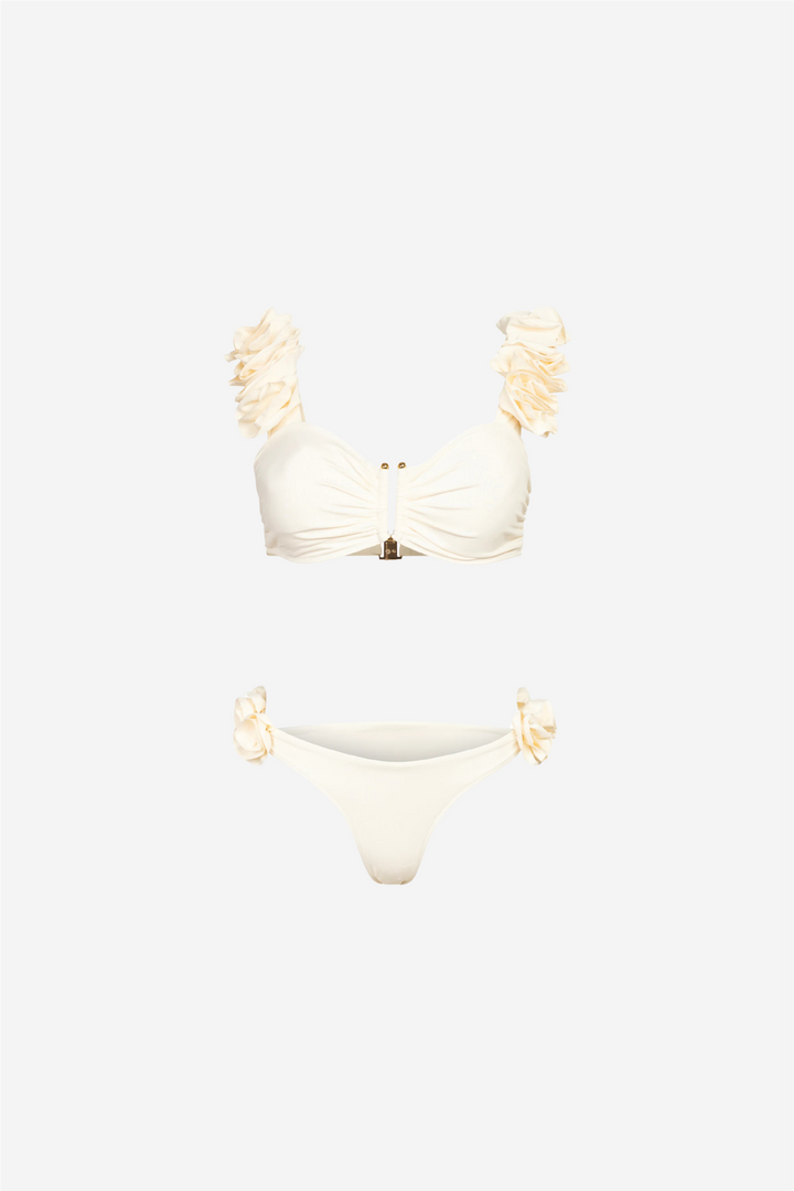 Flora 2 Piece Swimsuit Cream