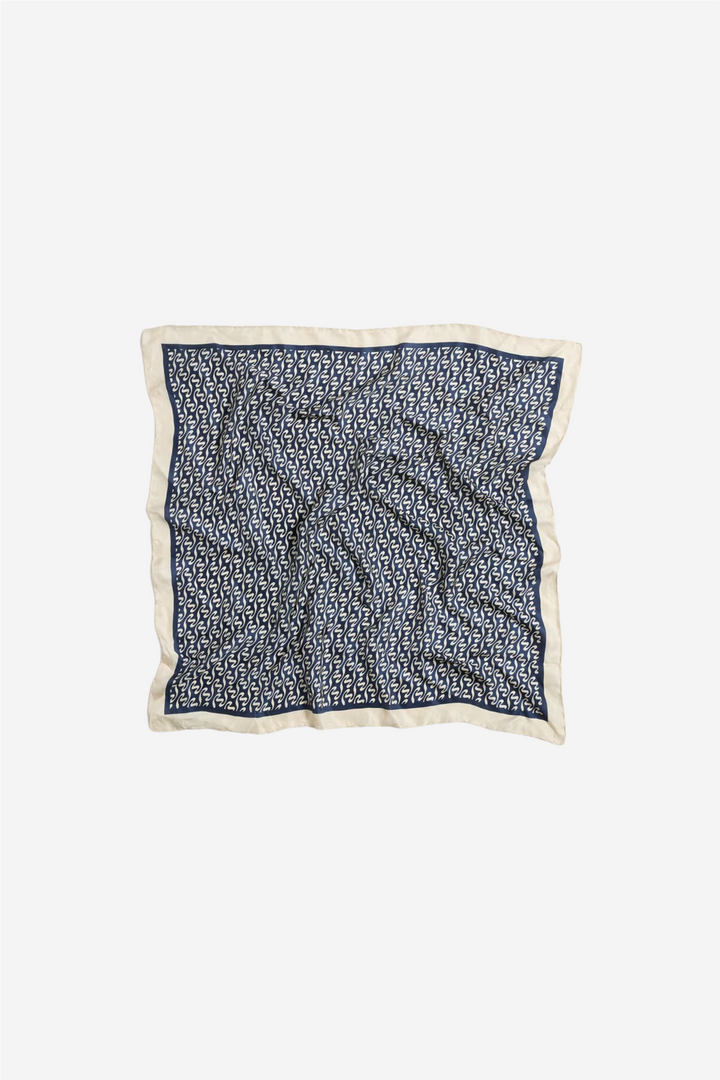Fine Scarf Monogram Large Ecru Mix