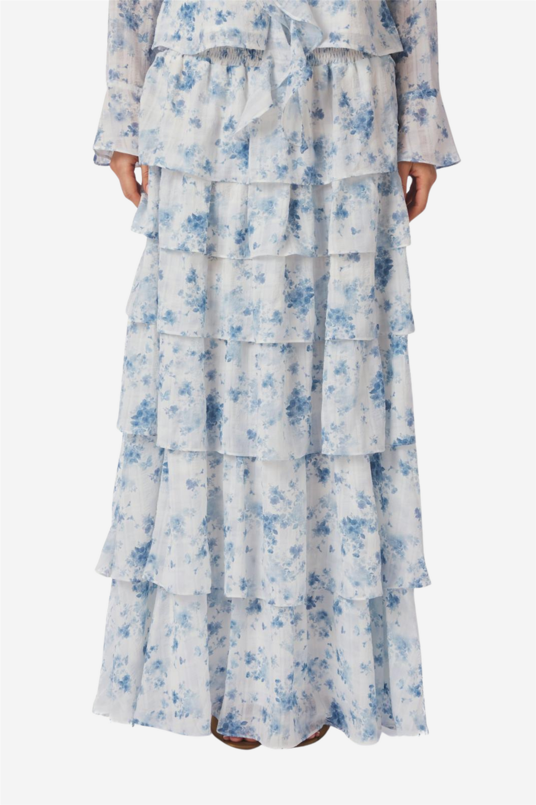 Morris Fleur Skirt Blue Floral