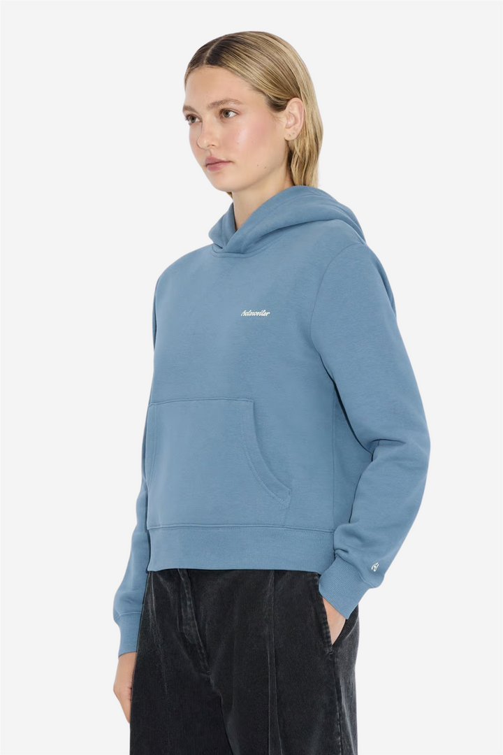 W Regular Hoodie Blue