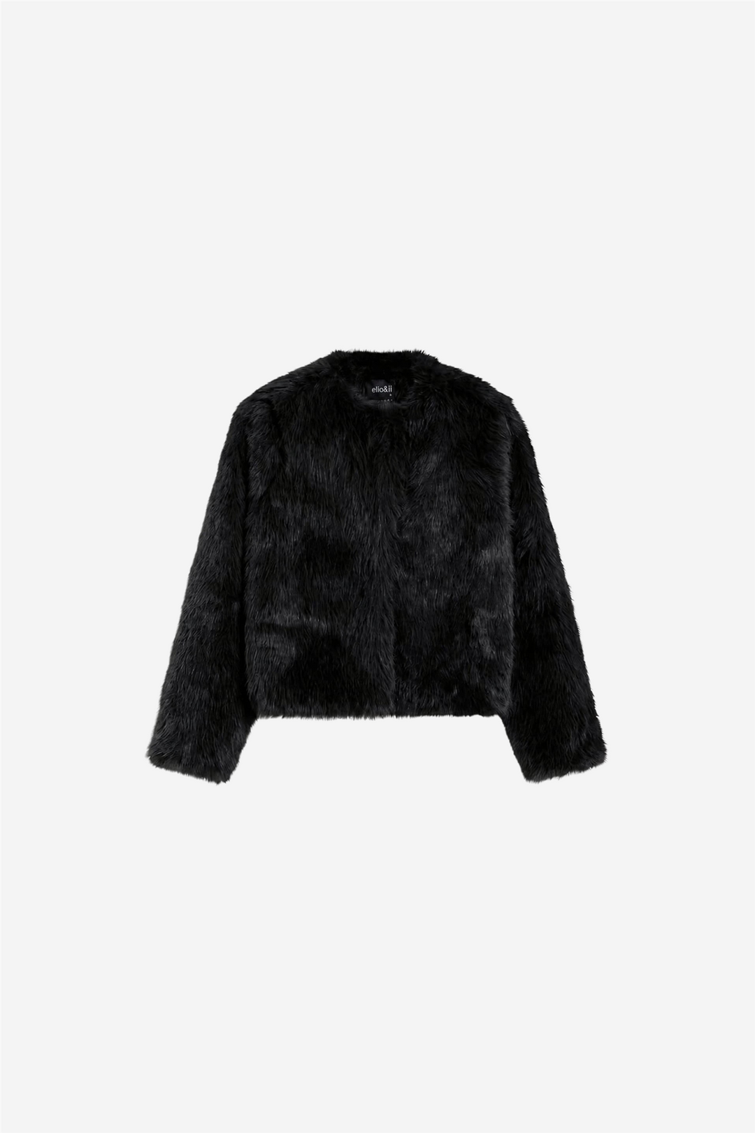 Tora Fake Fur Jacket Black