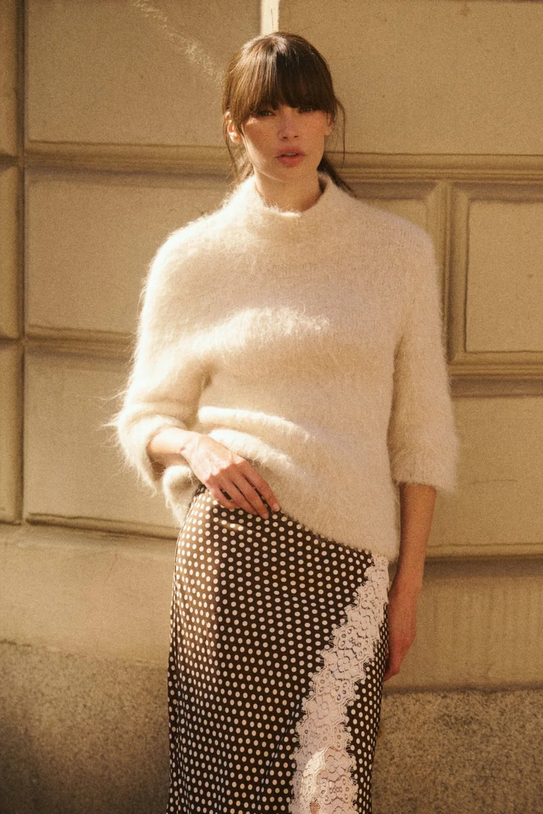 Hairy Knit Turtleneck Soft