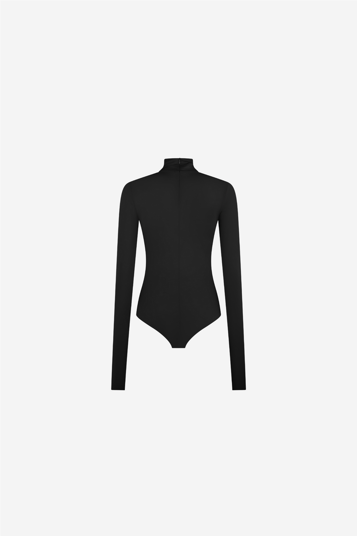 Ziggy Turtleneck Bodysuit Black