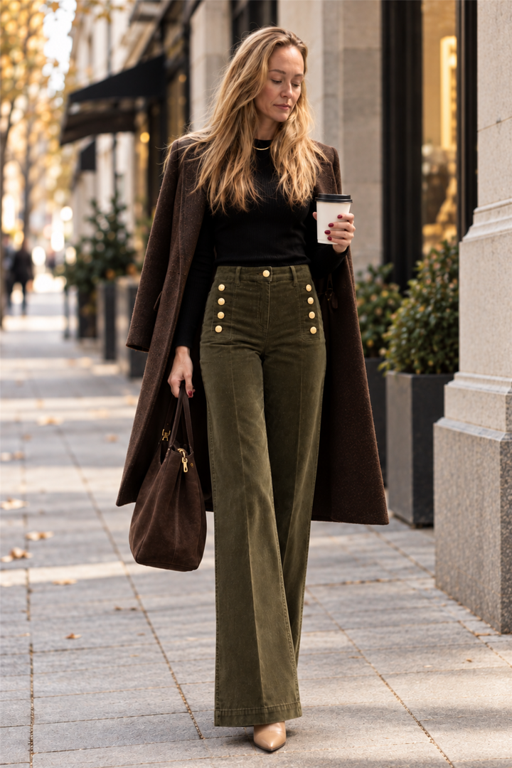 Giudith Corduroy Militare