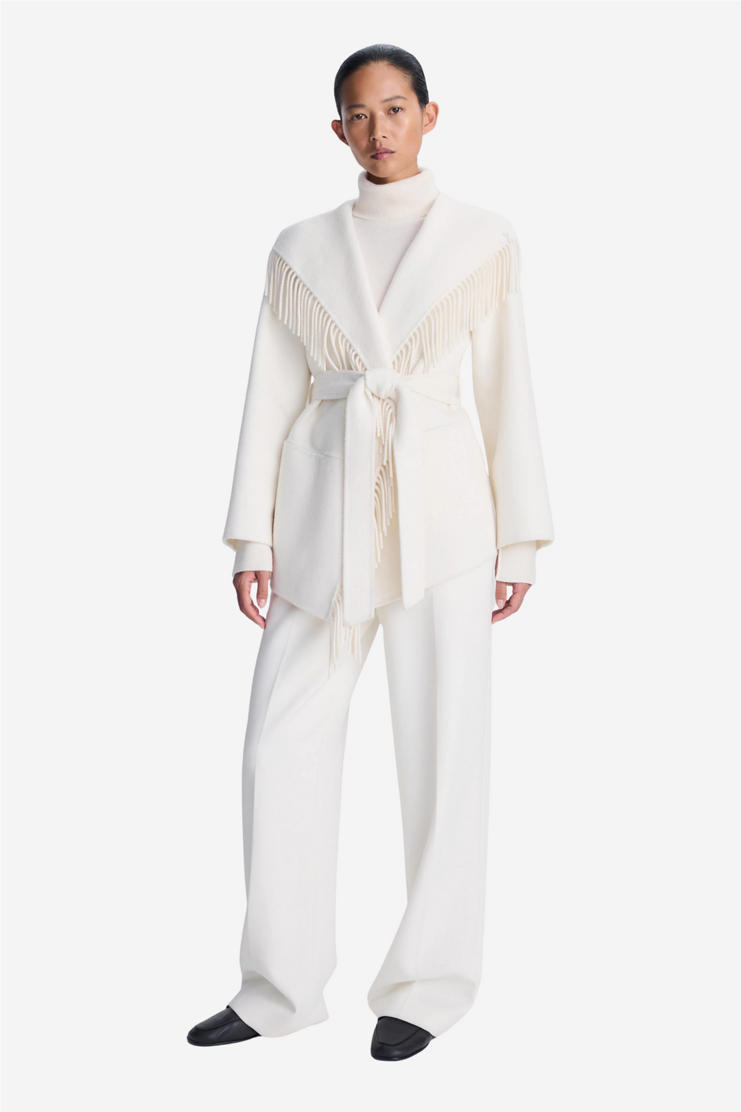 Rowen Fringe Jacket Frost
