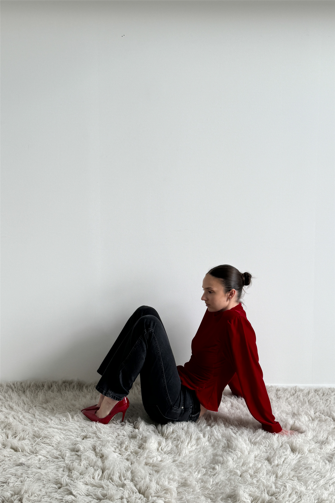 Jet Top Velvet Red