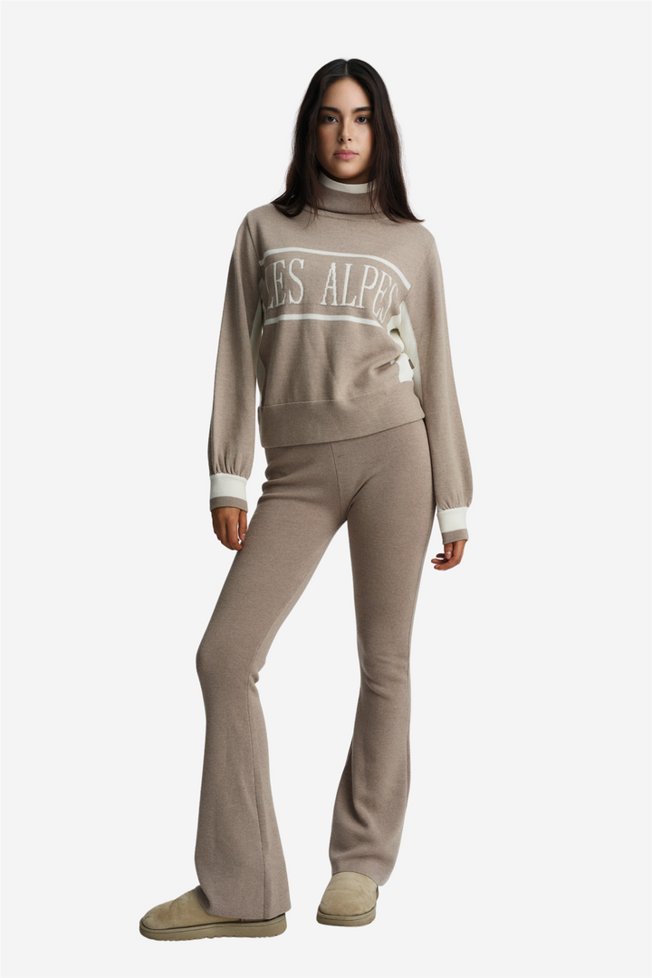 Maud Merino Sweater Beige Melange