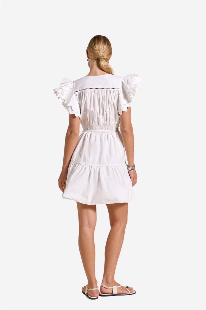 Sandy Lane Dress Crispy White