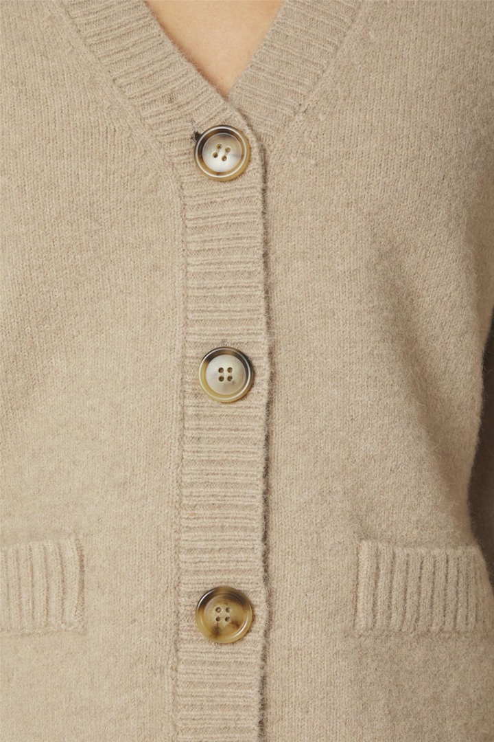 Pixie Knit Cardigan Warm Grey