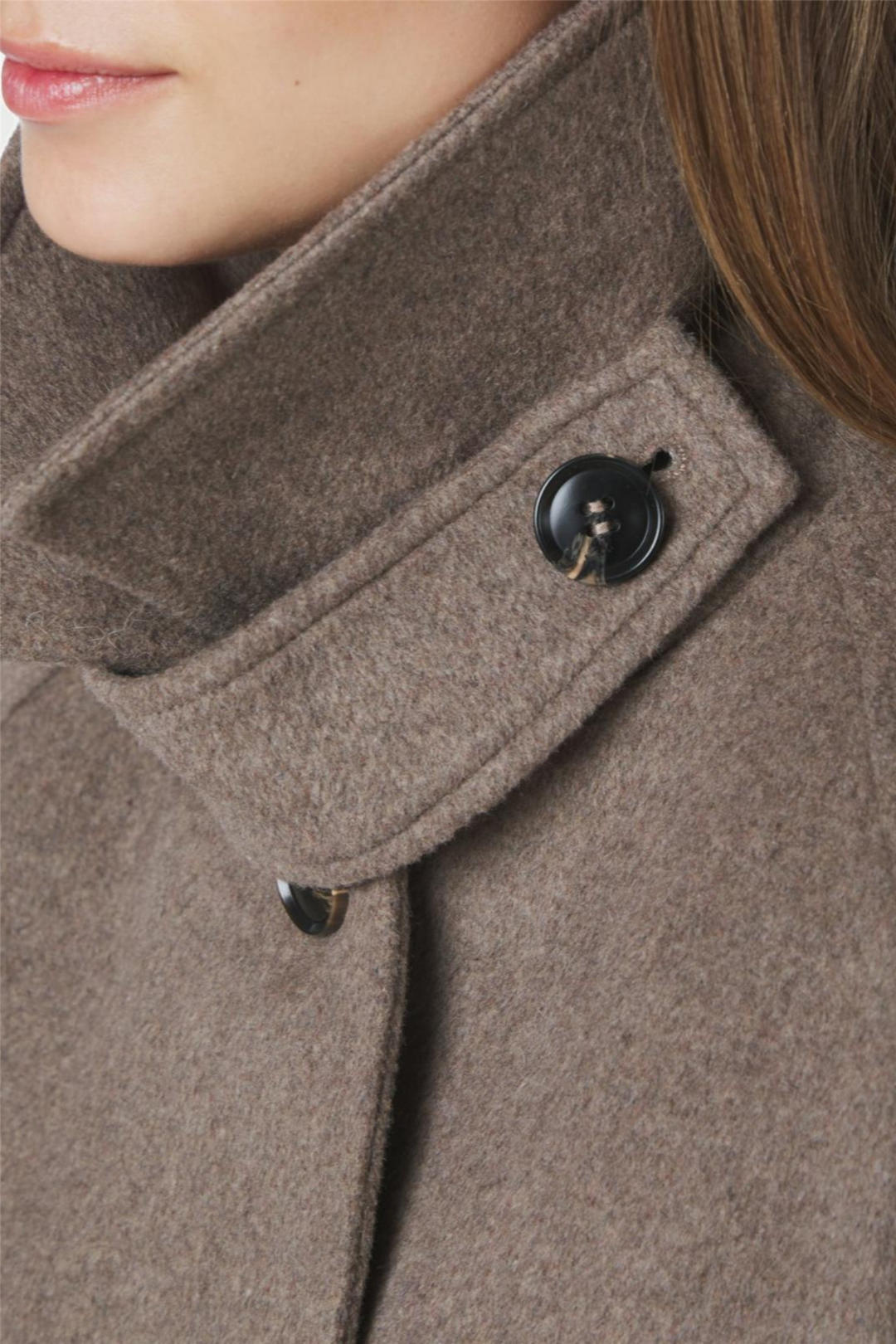 Keaton Wool Coat Taupe