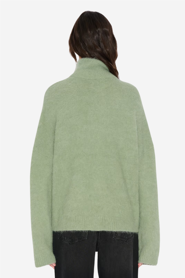 Tine Fluffy Cardigan Green