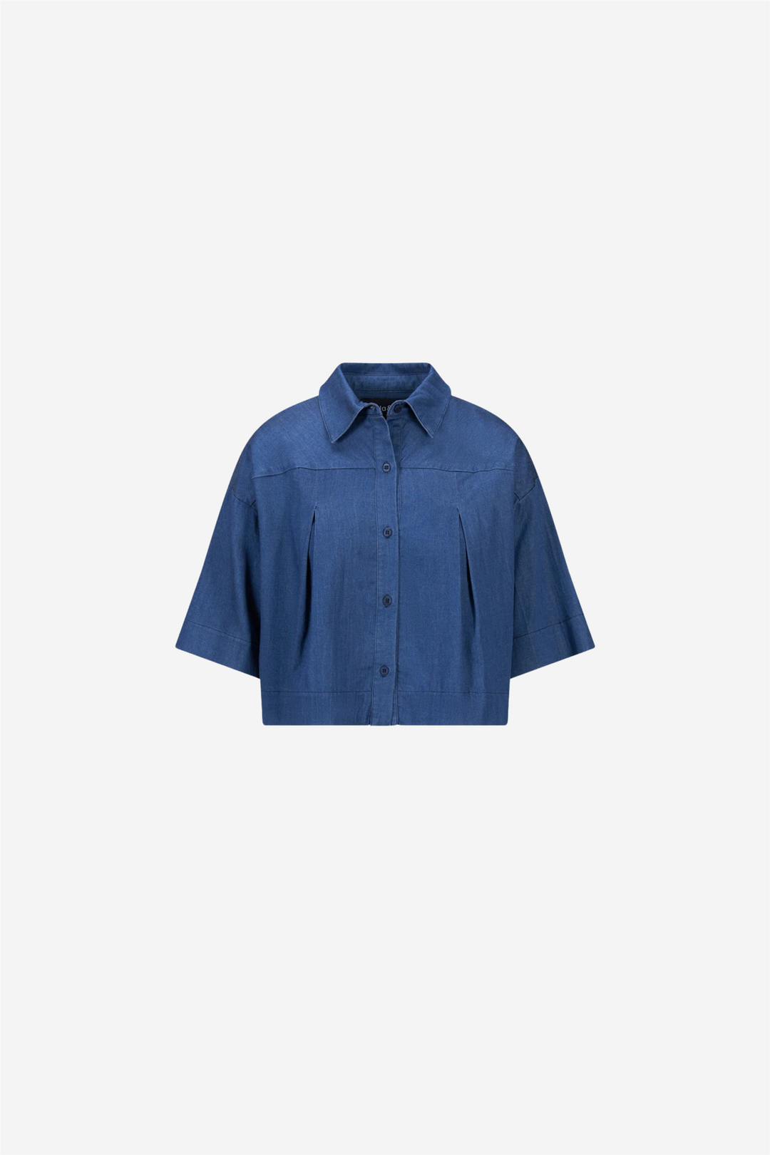 Massy Tencel Shirt Dark Blue