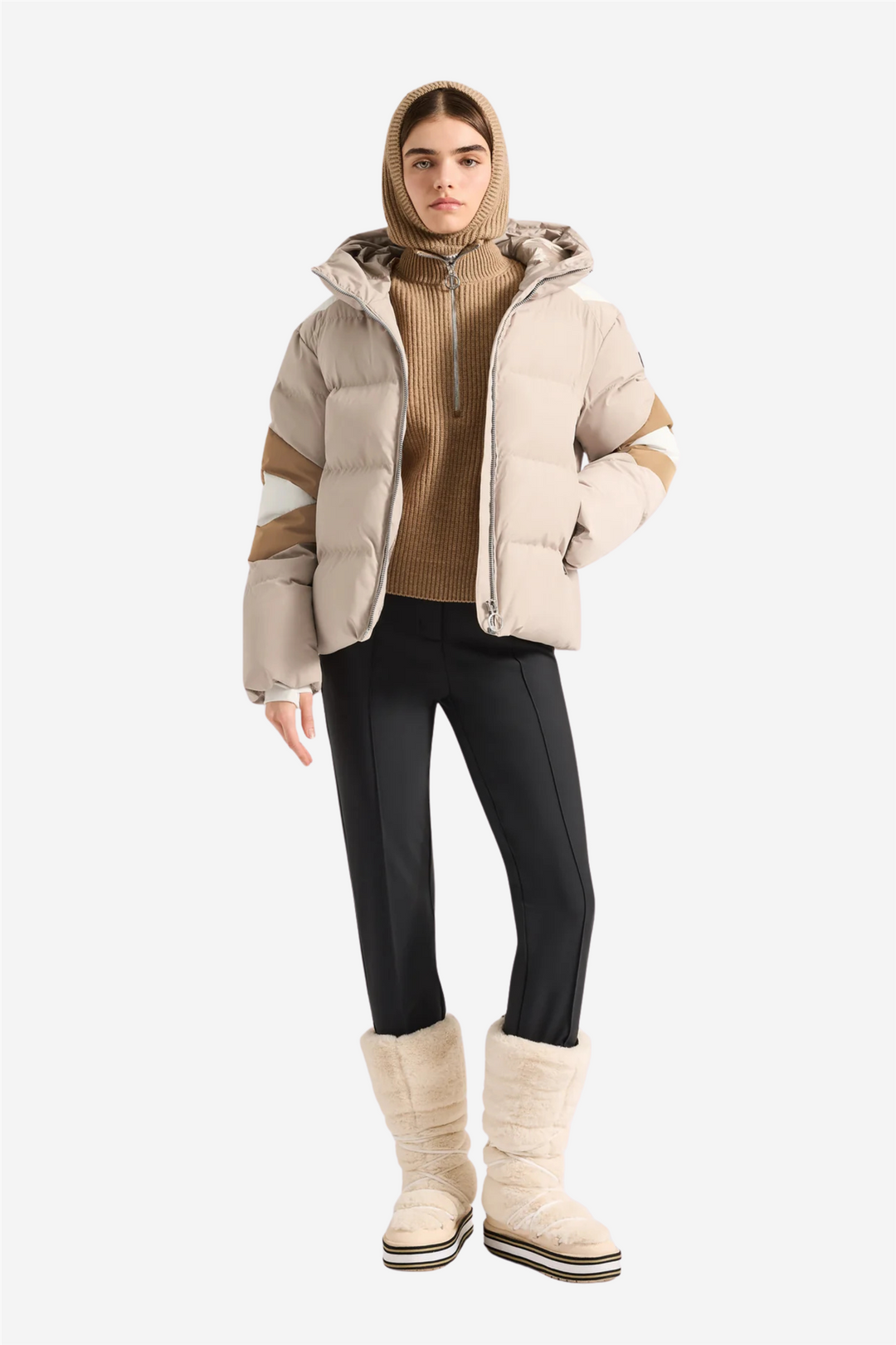 Charloy Blouson Jacket Latte/Chino/Neige