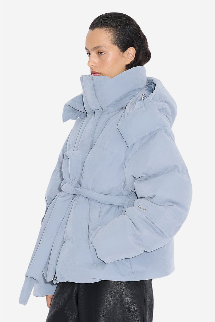 Steilia Brushed Down Jacket Lt. Blue