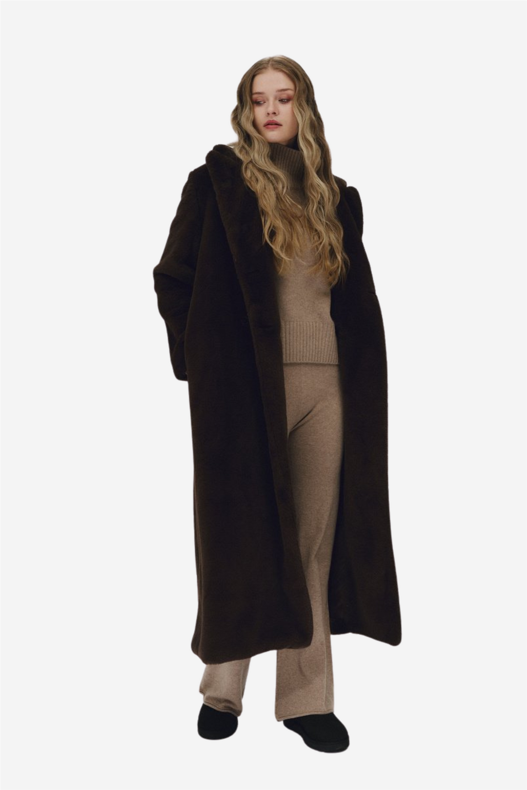 Maje Cashmere Pants Beige