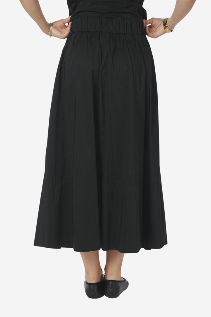 Yara Poplin Skirt Black