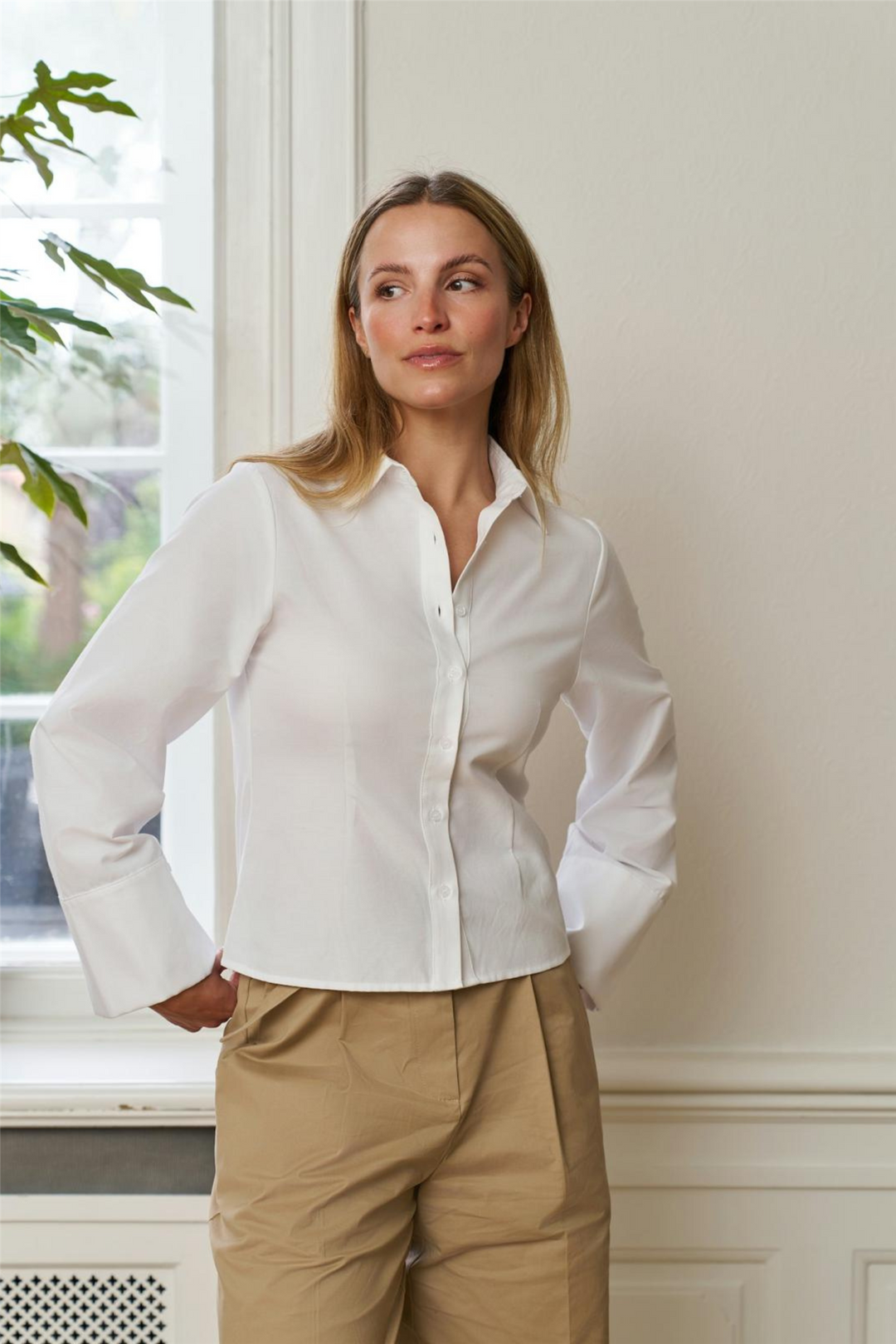 Rosa Oxford Shirt White