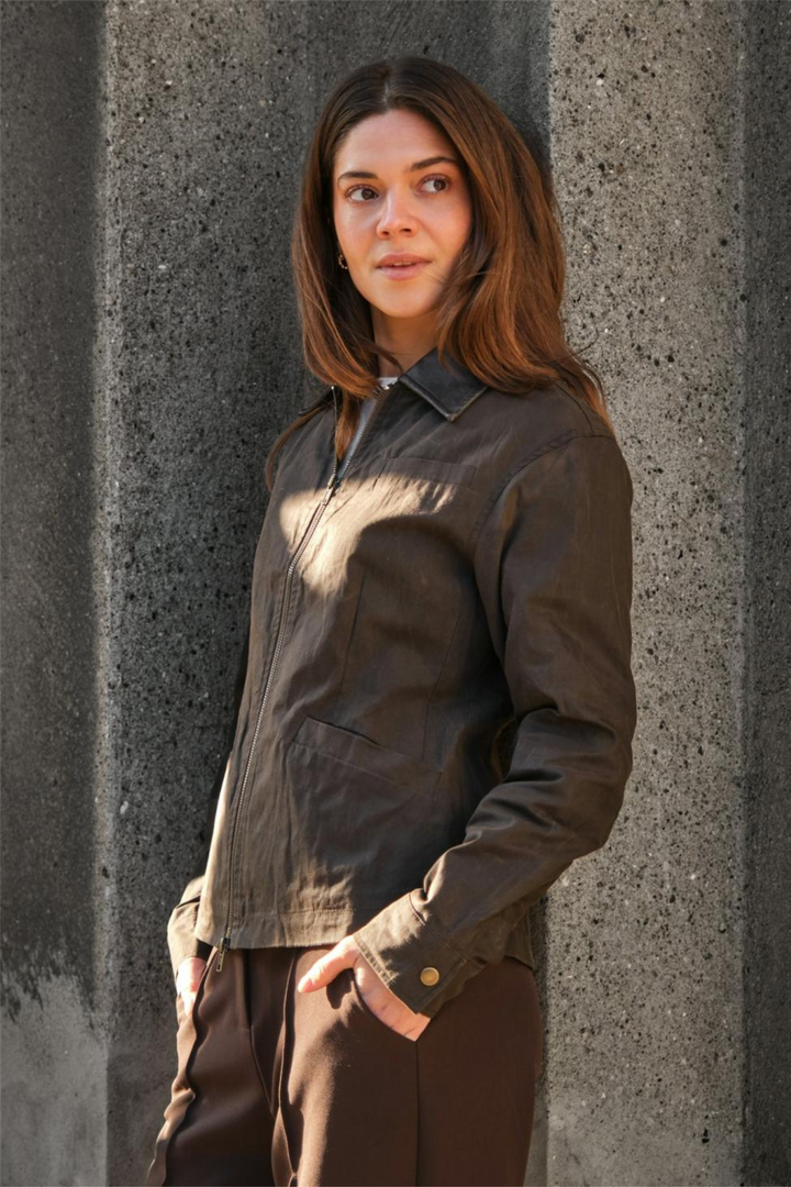 Mexa Coated Jacket Dusty Army