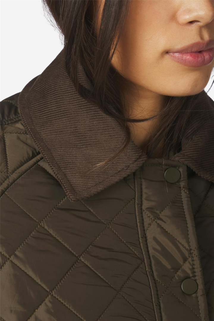 Iva Quilt Jacket Khaki