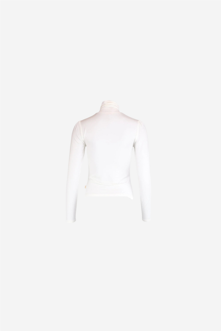 Jersey Turtleneck Off White