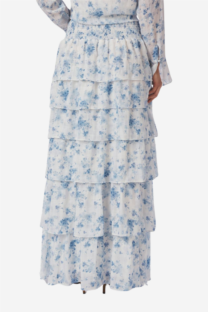 Morris Fleur Skirt Blue Floral