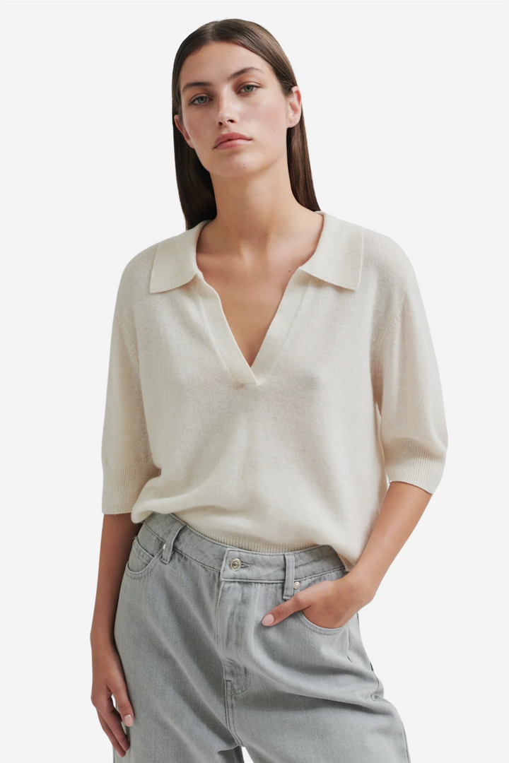 Vilena Knit White Alyssum