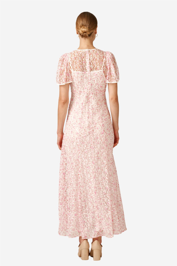 Lace Maxi Dress Antique Brass