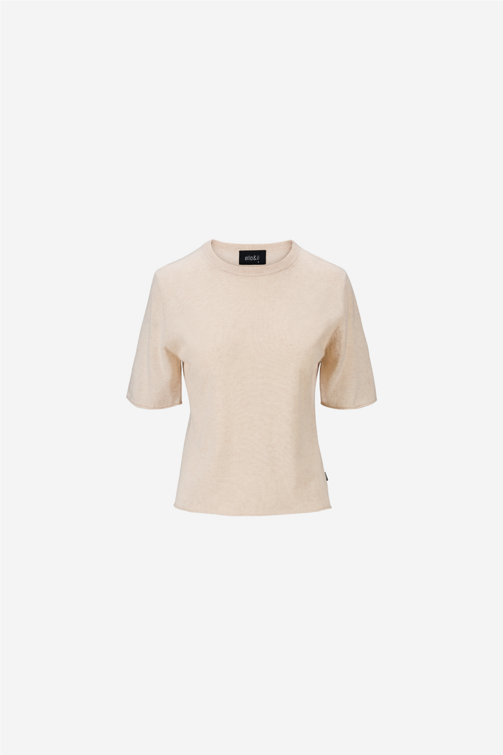 Anette Cashmere Tee Fog