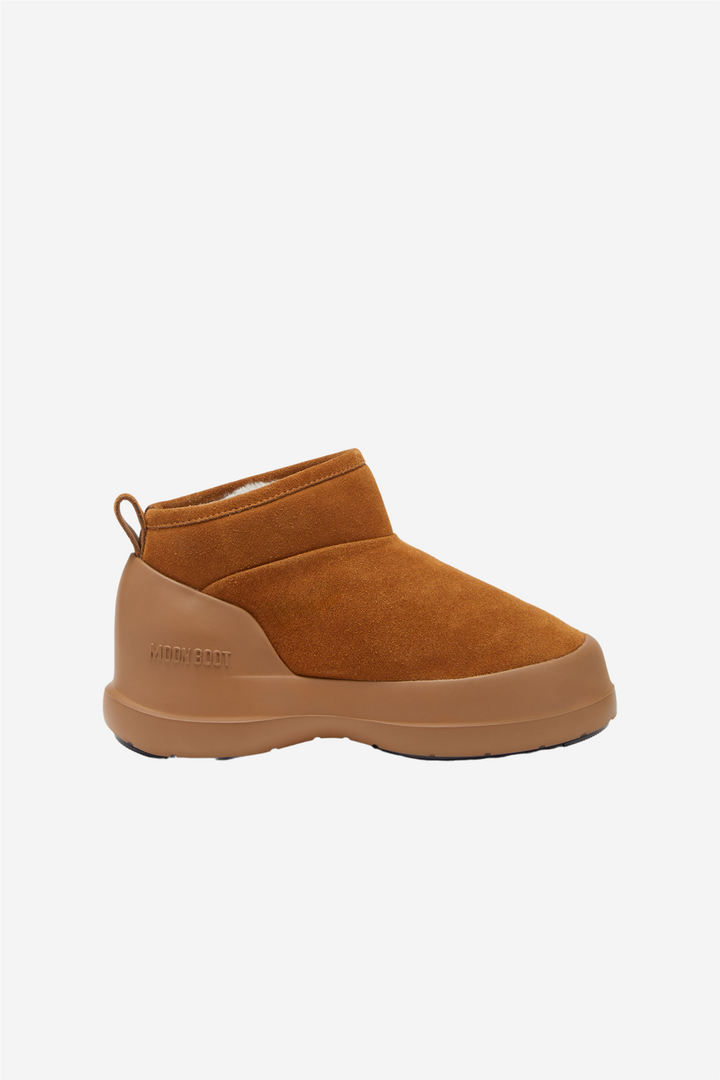 Luna Low Suede Boot Cognac