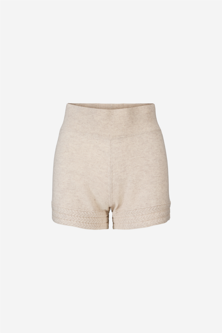 Mira Wool Shorts Gravelstone