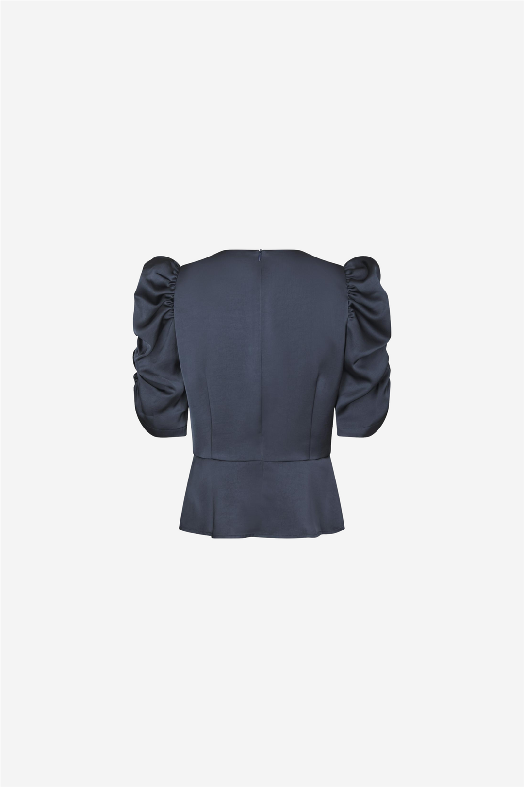 Ben Heavy Sateen Blouse Midnight Blue