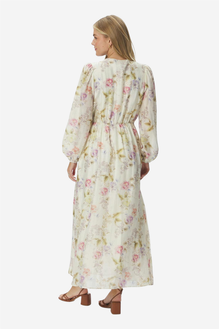 Silfi Vintage Flower Dress Off White