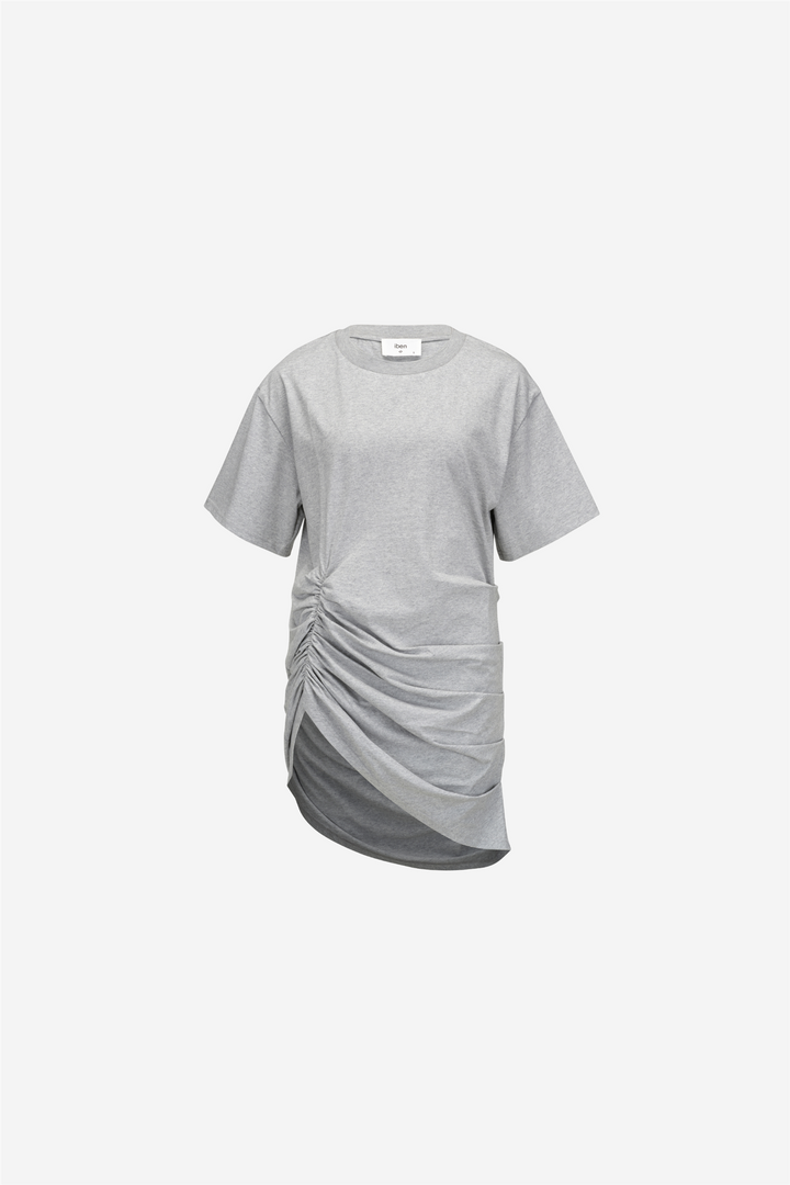 Vita & Wanda x Iben Oversized T-shirt Dress Grey Melange