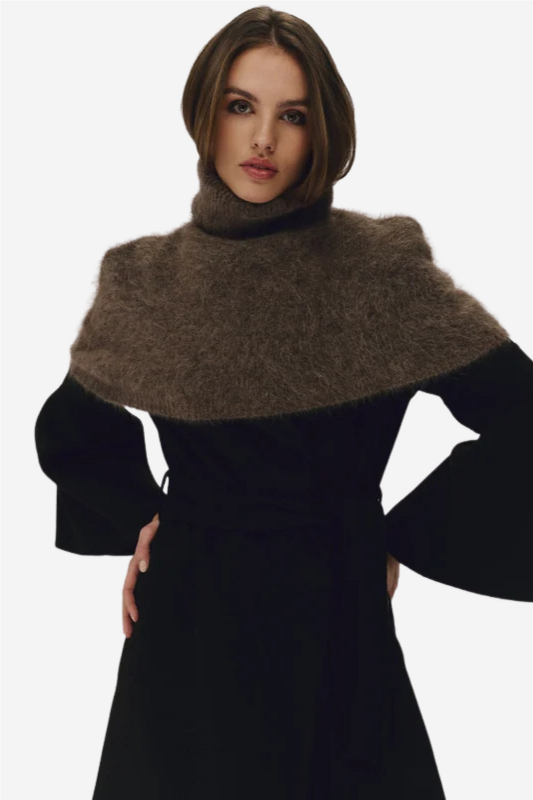 Sylvia Chunky Neck Brown
