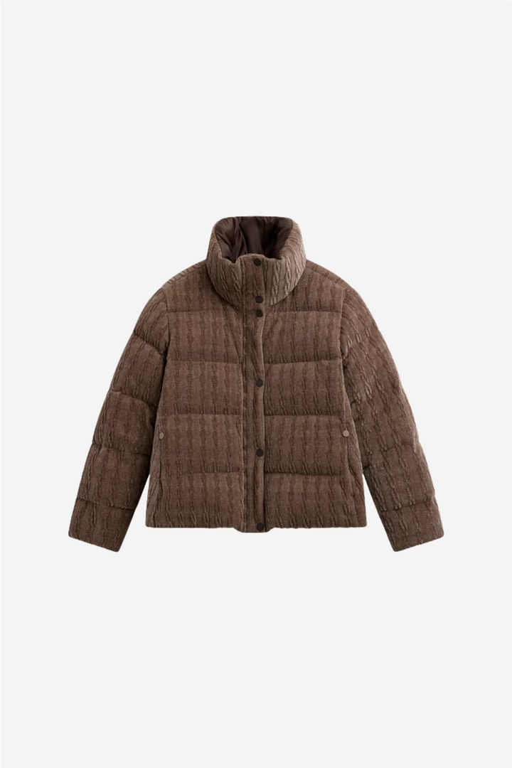 Una Down Jacket Brown