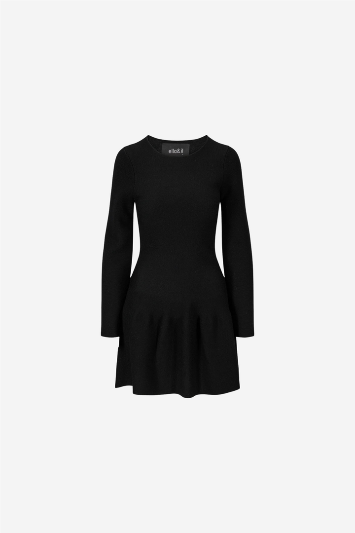 Alaya merino dress Black