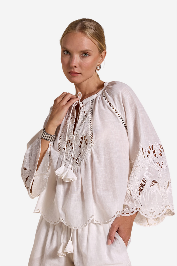 Ashu Top Antique White