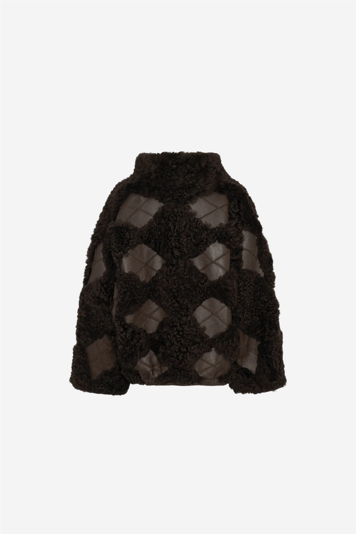 Iceland Shearling Jacket Brown