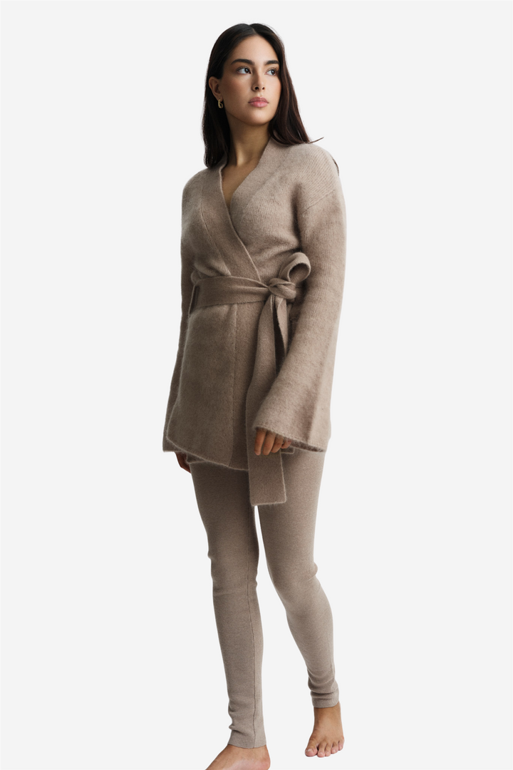 Vera Chunky Cardigan Hazel Beige