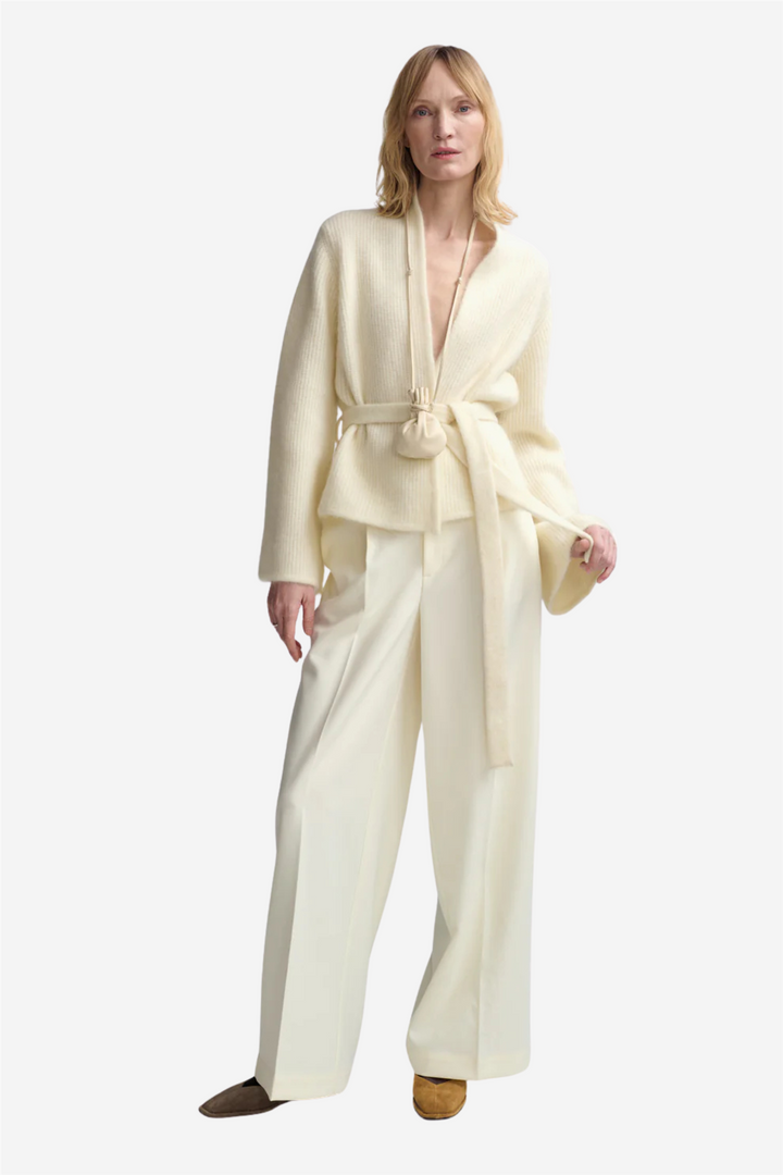 Lila Mohair Cardigan Eggshell